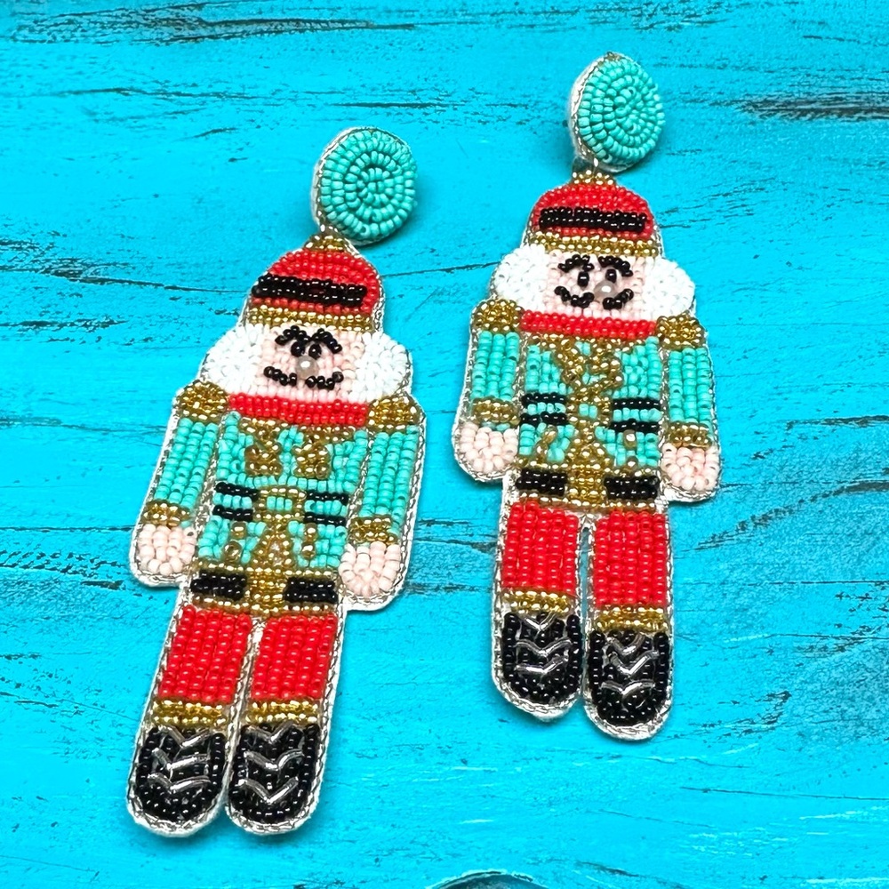 Noel Nutcracker Earrings